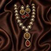 Elegant Victorian Sabyasachi collection Haram with Earrings - VN0024
