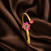 Ruby Flower Bracelet - BG00446
