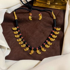 Beautiful Nakshi Finish Black Dori - BD00166