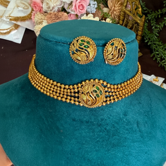 Rashmika Mandanna Gold Replica Choker - NN00902