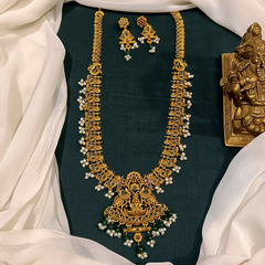 Nakshi Long Lakshmi Haram - NH00430