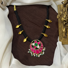 Elegant Flower Pattern Black Dori - BD00165