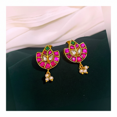 Flower Pattern Jadau Bugadi - BU003