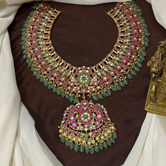 Jadau Grand Bridal Neckalce - KN00670