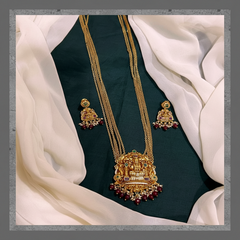 Beautiful Lakshmi Haram In Nakshi - NH00284