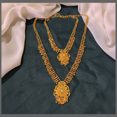 Kerala Design Antique Bridal Set in Nakshi - BR0043