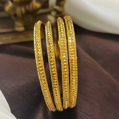 Gold Polish Bangles - BG00703