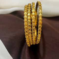 Gold Polish Bangles - BG00703