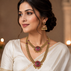 Jadau Mini Bridal Set - BR0060