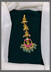 Lakshmi Maang Tikka in Kundan - HA0040