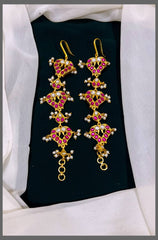 Ruby Heart Matilu in Kundan - MT0062