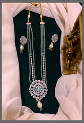 crystal pearl Haram with pendent - PB00172