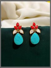 Beautiful Flower Earring in Kundan - KE00396