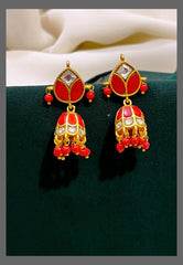 Beautiful Dew Drop Earring in Kundan - KE00377