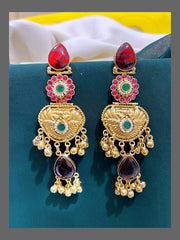 Designer Jadau Earrings - KE00227