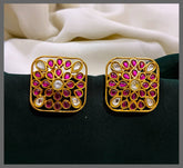Stunning Stud in Kundan - KE00361