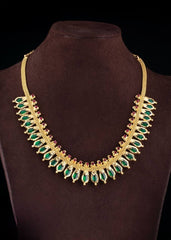 Traditional Kerala Design Nagapada Thali High Quality Necklace in Nakshi - NN00244