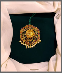 Peacock Jada billa in Kundan - HA0048