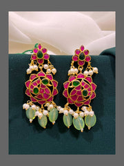 Beautiful Ruby Earring in Kundan - KE00360