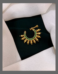 Beautiful Stone Nose Ring in Kundan - NR0027