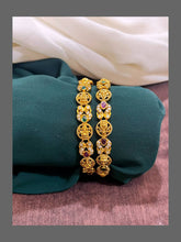 Small Peacock and Lakshmi in Bangle - BG0099