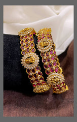 Ruby Small Lakshmi Bangle - BG0062