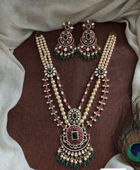 Beautiful Kundan Pearl Haram- PB0026