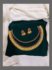 Kashu mala in Kundan Necklace - NN00202