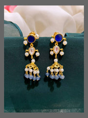 Elegant Small Jhumki Earring In Nakshi - NE00209