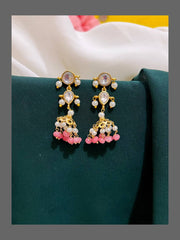 Elegant Small Jhumki Earring In Nakshi - NE00209