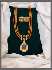 Coral Beads with Pendent - BB0042