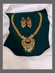 Peacock Pendent Necklace in Nakshi - NN00217