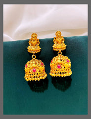 Lakshmi Jhumki Earring in Nakshi - NE00282