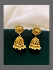 Beautiful Antique Jhumki in Nakshi - NE00292