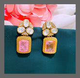 Elegant White Stone Earring in Victorian - VE0053