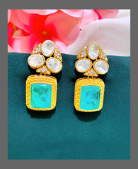 Elegant White Stone Earring in Victorian - VE0053