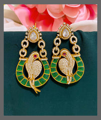Beautiful Hanging Bird Earring in Victorian - VE0049
