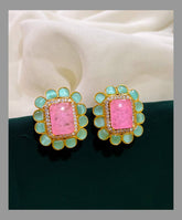 Elegant Stud Earring and Kundan - KE00296