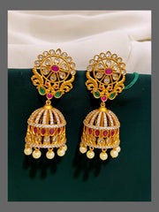 Elegant Jhumki Earring In Nakshi - NE00237