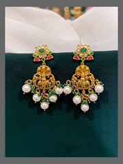 Lord Krishns Earring In Kundan - KE00311