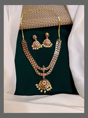 Vintage double Layer Necklace in Nakshi - NN00225