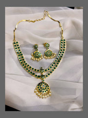 Vintage double Layer Necklace in Nakshi - NN00225
