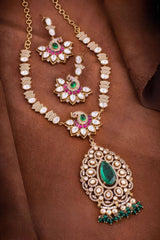 Diamond Necklace Stone is Monzonite - DN0024