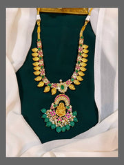 Mango Chain with Lakshmi Pendent in Kundan - KN00361