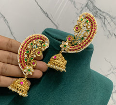 Jadau Nakshi Earcuffs - KE00245