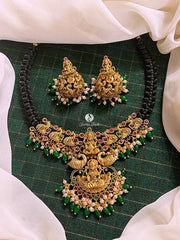 Black Threads Laxmi Necklace - BB0022