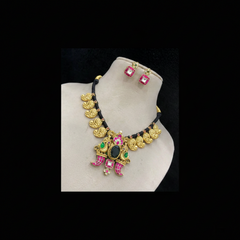 Jadau pendant Black Dori - BD00163
