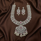 Diamond Mid Length Bridal Haram - DH0020