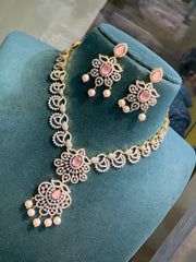 Pink Daimond Neckcalce - DN003