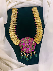 Kashu pendent in Jadav Kundan Haram - KH00108